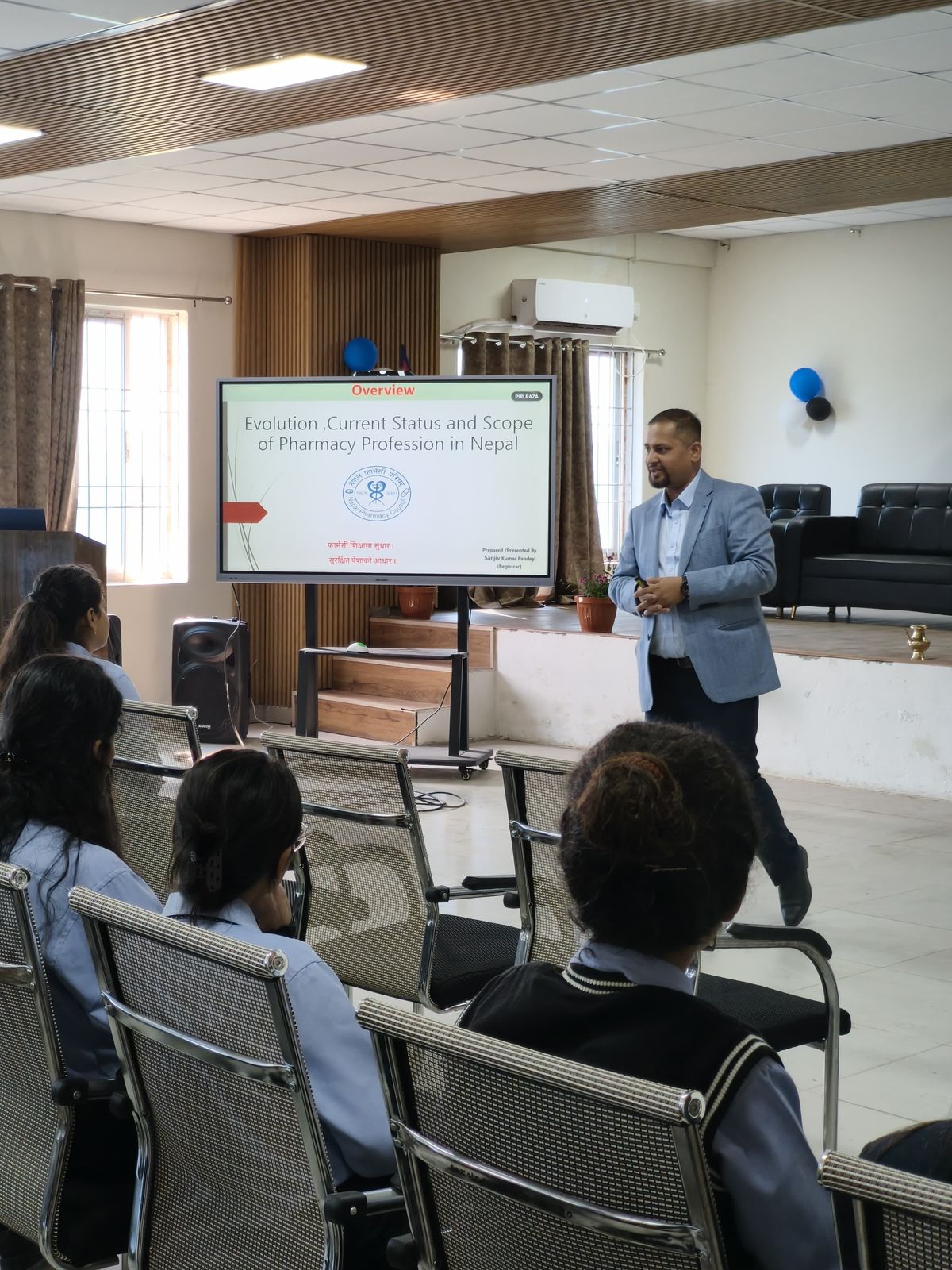 Guest Lecture by Mr. Sanjiv Kumar Pandey, Registrar Nepal Pharmacy Council